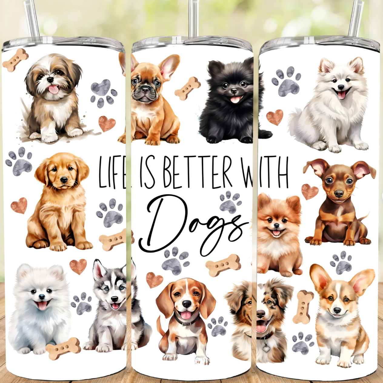 Dogs Insulated Tumbler
