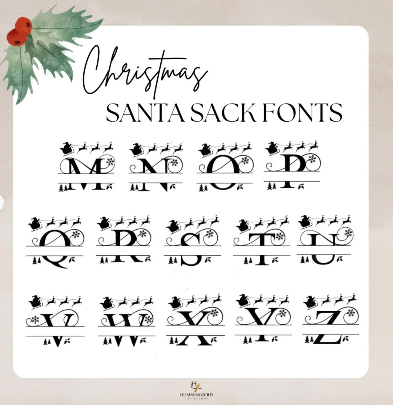 Personalised Velvet Santa Sack Christmas Australia