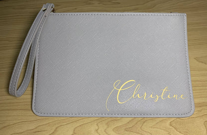 Personalised Leatherette Clutch