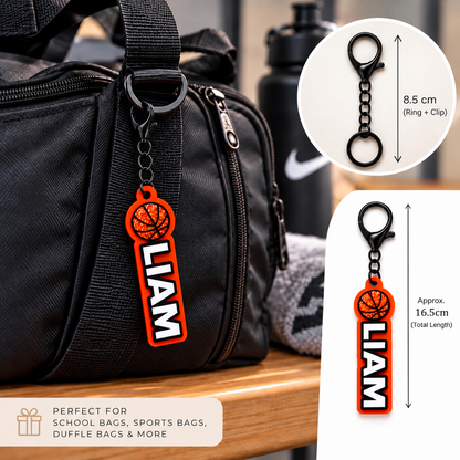 Personalised Basketball Keychain