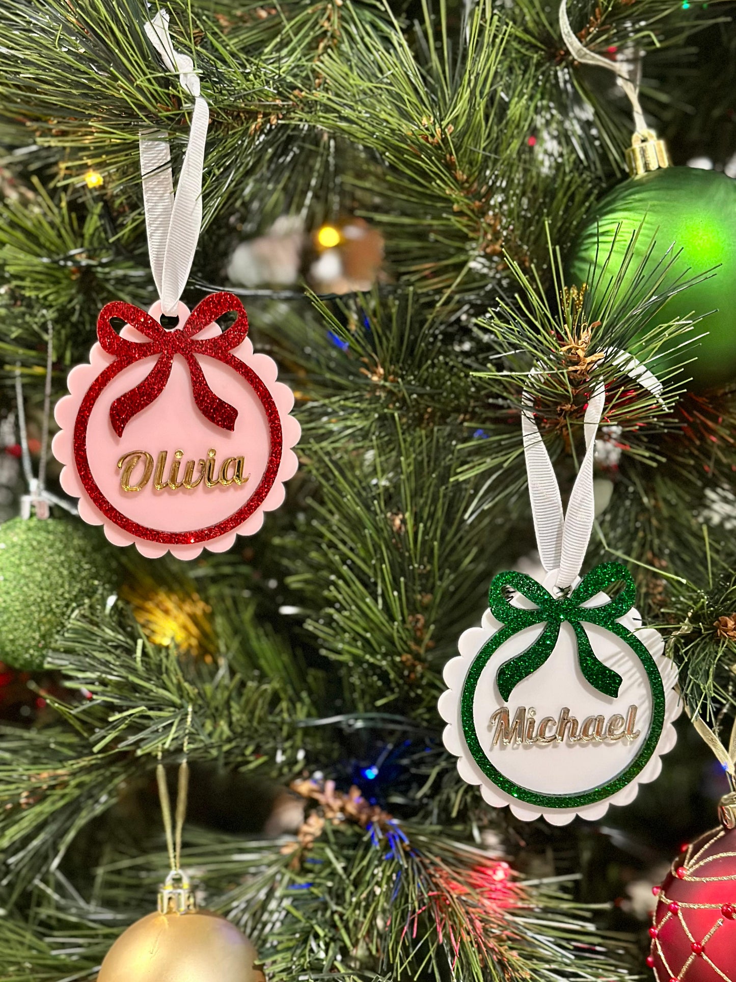 Personalised Christmas Baubles
