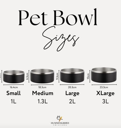 Pet Bowl Sizes